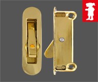 Mighton Angel Ventlock Side Fix Polished Brass