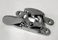 Locking Fitch Fastener Polished Chrome