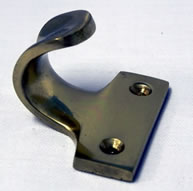 Curved Sash Lift Polished Brass